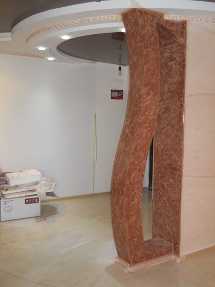 Интерьеры: Венецианка,фактура,Барельефы