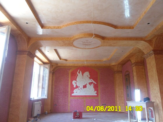 Интерьеры: Венецианка,фактура,Барельефы